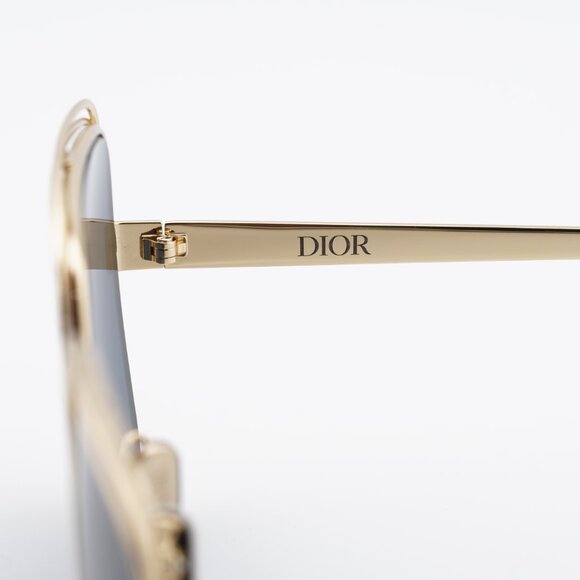 Dior FILDIOR S1U B0B0 Sunglasses Gold Square Frame, Blue Lenses main image 5